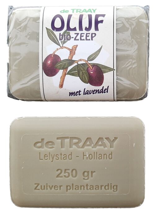 TRAAY OLIVE & LAVENDER SOAPBAR 250GR