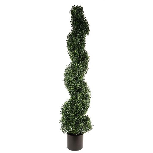 UV Resistant Boxwood Tree Spiral Topiary