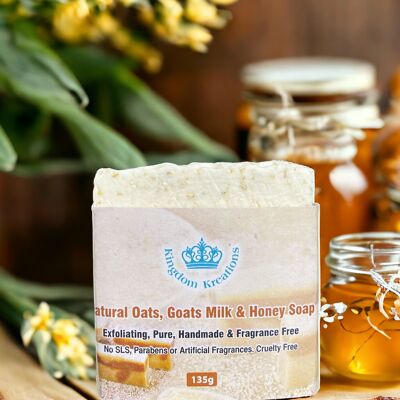 Natural Oats, Goats Milk & Honey Soap