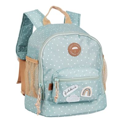 Kindergarten backpack from 3 years | Mint with “Glückskind” patch