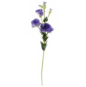 Pack de 6 x Fleurs Artificielles Tige de Rose Sauvage Violette - 6 Fleurs 80cm 5