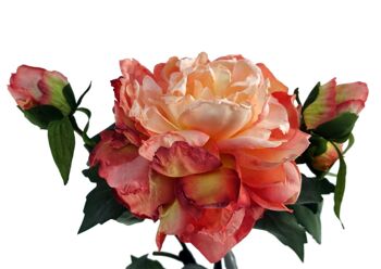 Pivoine Fleur Artificielle Rose 3