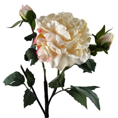 Crème de fleur artificielle de pivoine
