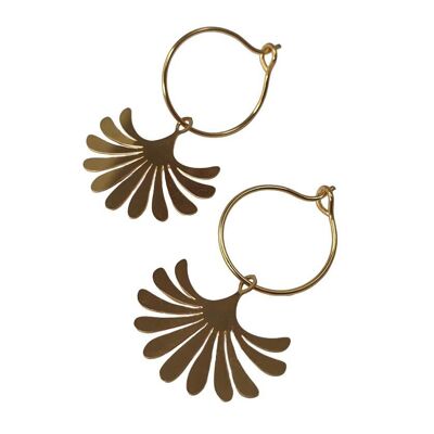Alba mini hoop earrings