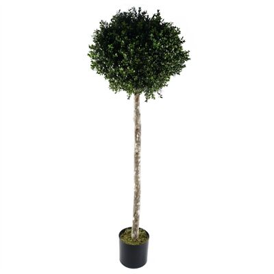 Hoja 140cm Buxus Árbol Artificial Resistente a los Rayos UV Exterior