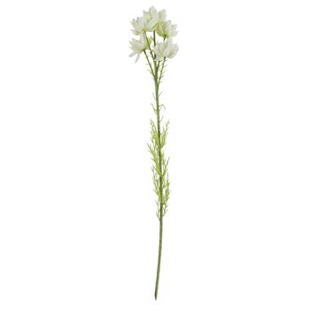 Vase en verre ombré avec présentoir de fleur d'étoile blanche, feuille de 75 cm 3