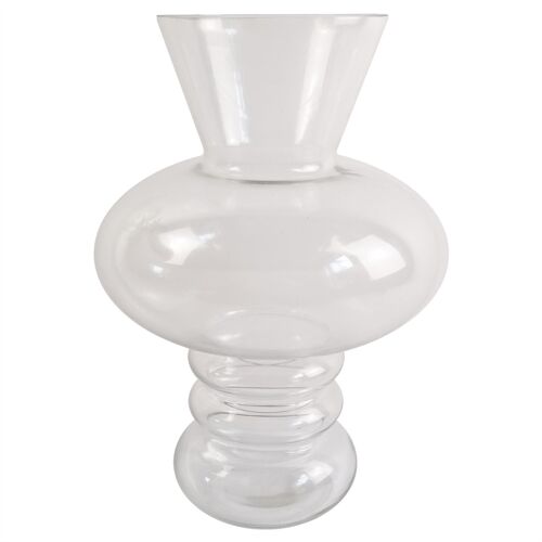 Glass Vase Bubble Clear Glass Vase 35cm