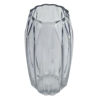 Vase en verre Vase en verre transparent contemporain 30cm 3