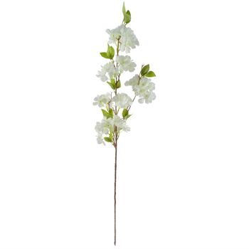 Vase en verre avec arrangement de coquelicots et de fleurs blanches, 100 cm, feuille 6