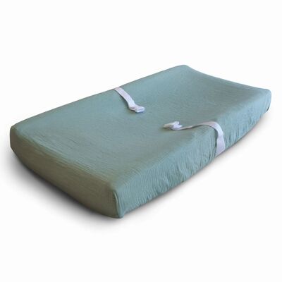 Coprifasciatoio lavabile - 81x41 cm - Fori per cinture di sicurezza - Colore Verde Romano