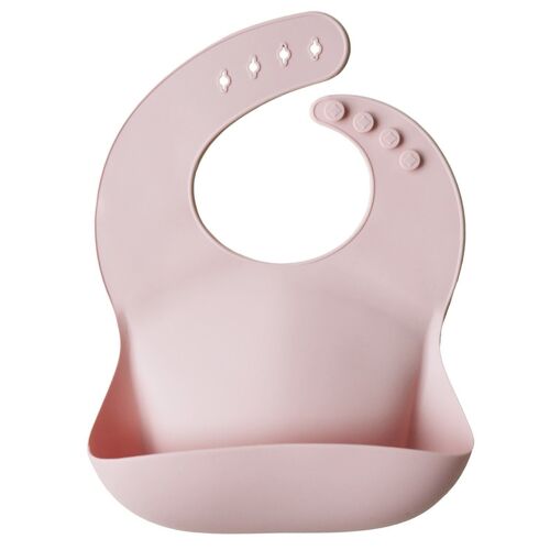 Mushie - Bavoir bébé en silicone - 100% sans BPA, BPS, PVC et phtalates - 28 x 24.1 x 4.19 cm