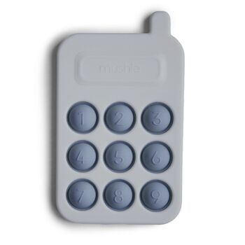 Mushie - Jouet Presse Téléphone pour Bébé - Fabriqué avec du silicone 100% de qualité alimentaire - 100% exempt de BPA, BPS, PVC et phtalates 2