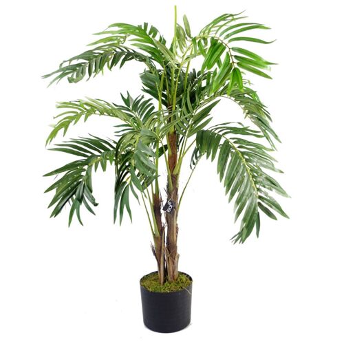 Artificial Areca Palm Tree 120cm Green Plants 4ft