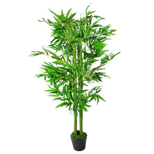 Artificial Bamboo Plants Trees Green 120cm UK