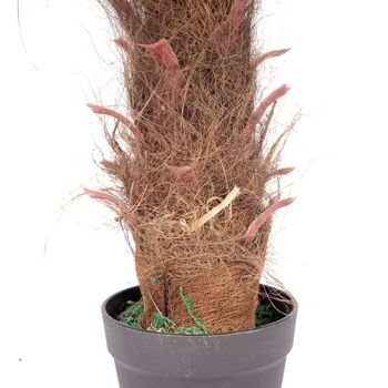 Palmier princesse artificiel tronc marron 100 cm 4