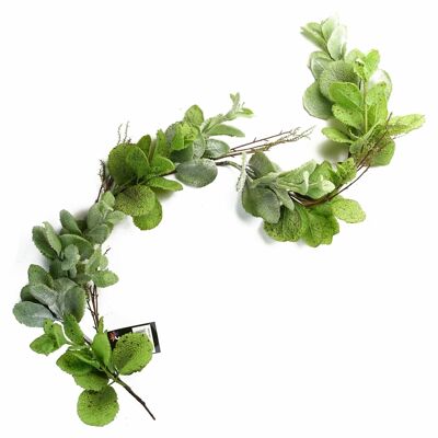 125 cm künstliche hängende Minzblatt-Girlandenpflanze, realistisch