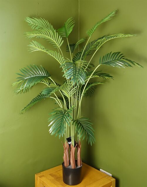 150cm Artificial Areca Palm Tree in Black Pot