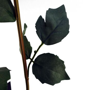 6 x Fleurs artificielles Dhalia PomPom Rose 3