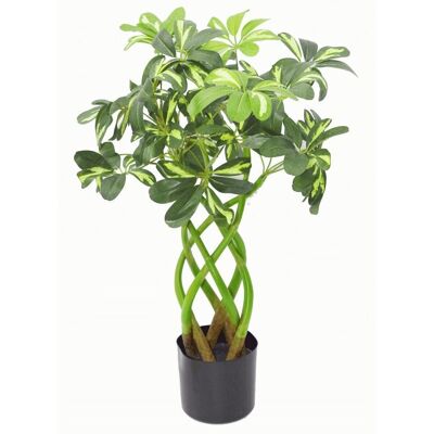 Arbusto artificial de tallo retorcido de 70 cm