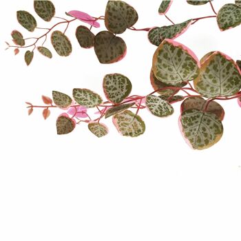 Plante artificielle rose suspendue en pot de 90 cm, réaliste – Chaîne de cœurs 4