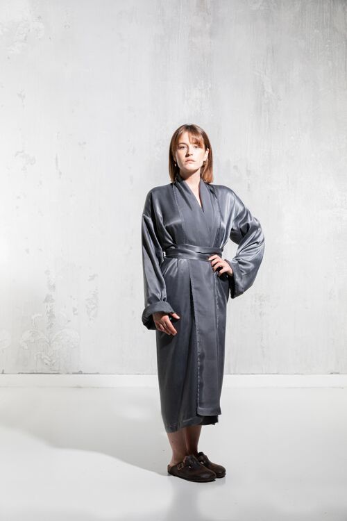 HOUMONGI DRESS - Small - Gray