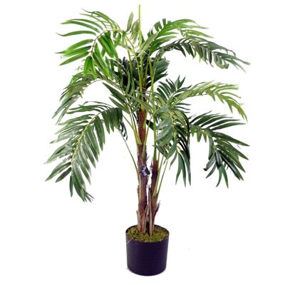 Große künstliche Palmenpflanzen, grün, 120 cm, 4 Fuß