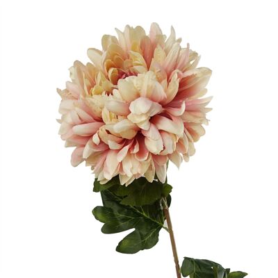 Fleurs artificielles chrysanthème réflexe extra large - rose 75 cm
