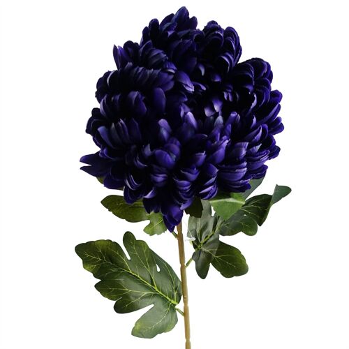 Artificial Flowers Extra Large Reflex Chrysanthemum - Purple 75cm