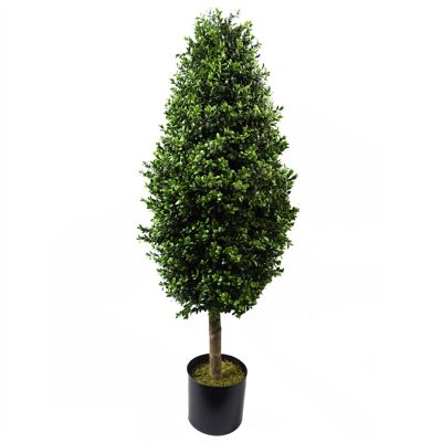 Leaf 120cm Buxus Ball Cone Künstlicher Baum UV-beständig für den Außenbereich