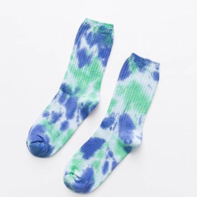 Tie Dye Socks__Verde