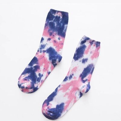 Tie Dye Socks__Rosa