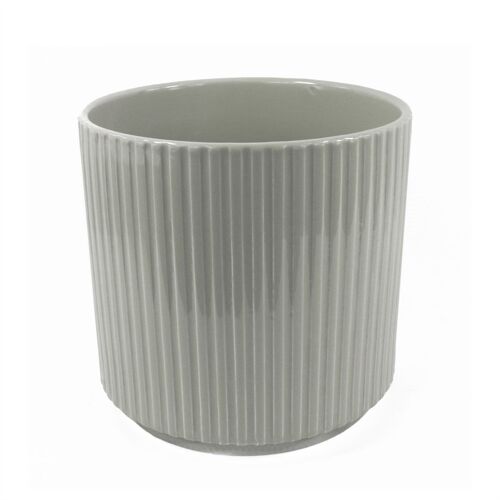 Ceramic Plant Pot Planter White 13.5 x 13.5 x 13cm