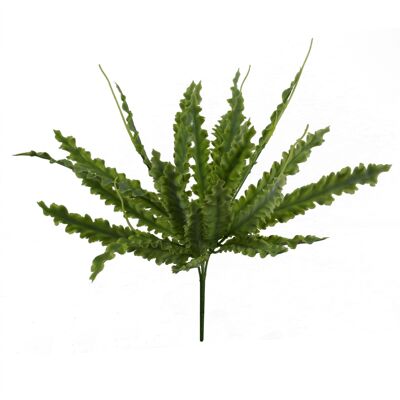 Künstliche Farnpflanze, 40 cm, künstliche Krokodilfarnpflanze