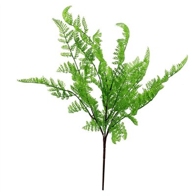 Planta de helecho artificial de 50 cm, planta de arbusto de helecho de madera del sur