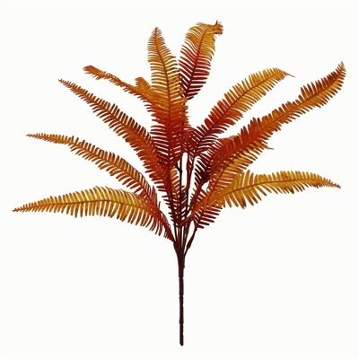 Plante de fougère artificielle 55 cm, plante de buisson de fougère d'automne artificielle