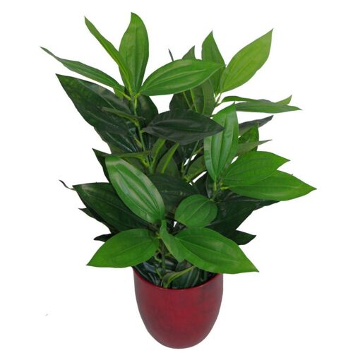 Large Artificial Foliage Plant Pot Evergreen 70cm Realistic Faux Plants