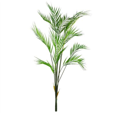 Grande palma artificiale senza vaso 11 foglie 118 cm