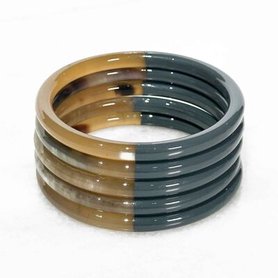 Colorful real horn bracelet - Color 4139C