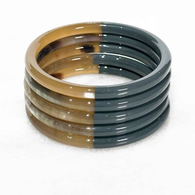 Bracelet coloré en corne véritable - Couleur 4139C