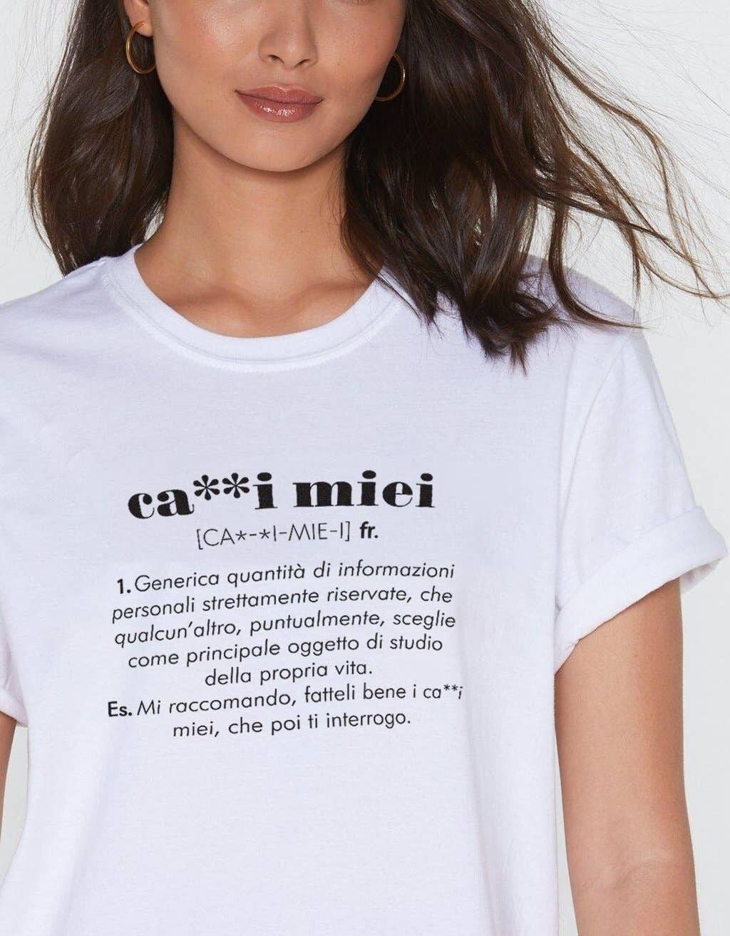 Scritte su sale t shirt