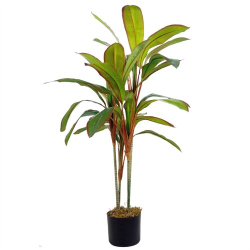 Tropical Artificial Dracaebna Plant 100cm Dracaena Realistic Faux House Plants
