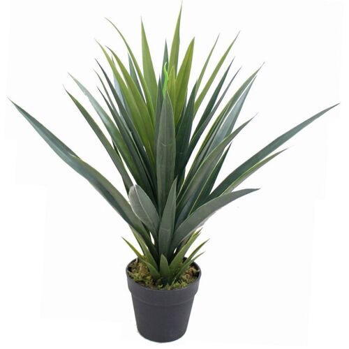 Tropical Artificial Plants 60cm Spiky Tropical Yukka Potted Faux Plants