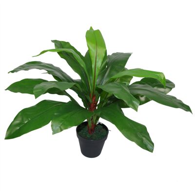 Tropische Kunstpflanzen, 60 cm, dunkler Buschfarn, 2 Fuß Blatt