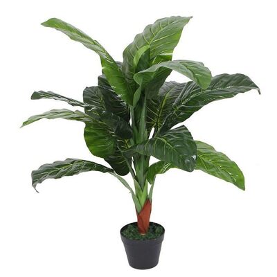 Hojas Artificiales Plantas Tropicales 105cm Plantas Colocasia