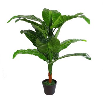 Feuilles artificielles plantes tropicales 105cm plantes Colocasia 4