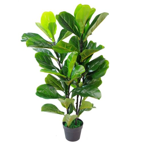 Artificial Plant Fiddle Fig Tree Green Plants 90cm