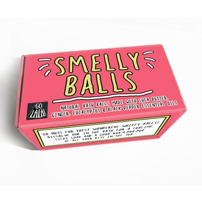 Smelly Balls: bombe da bagno allo zenzero ed eucalipto