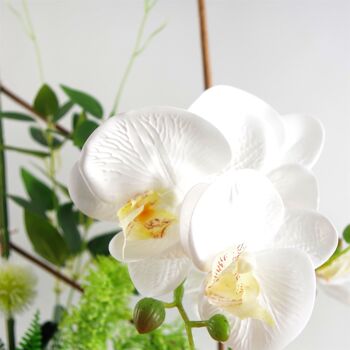 Plante d'orchidée artificielle dans un pot de fleurs 55 cm 5