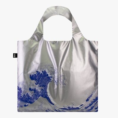 Bolso The Great Wave Plata Metálico