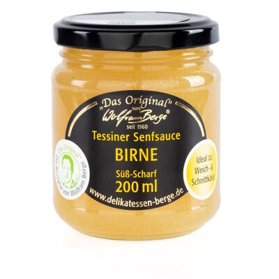 Original Ticino mustard sauce pear, 200ml